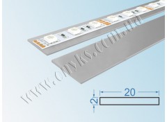 Алюминиевая полоса Alu Strip 20х2 мм